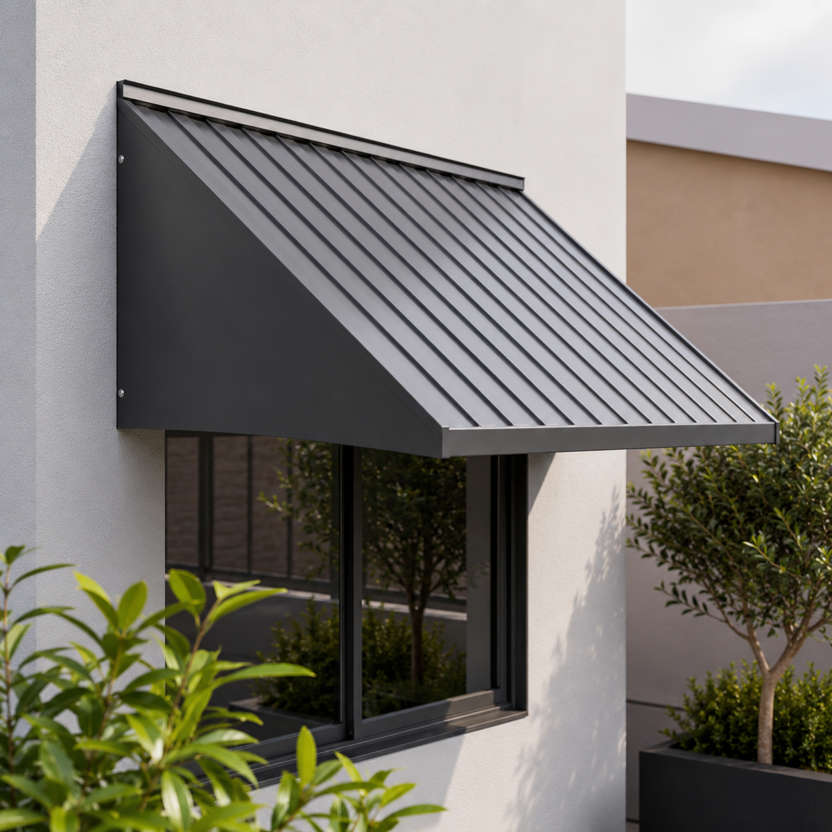 Aluminium Wedge Awnings