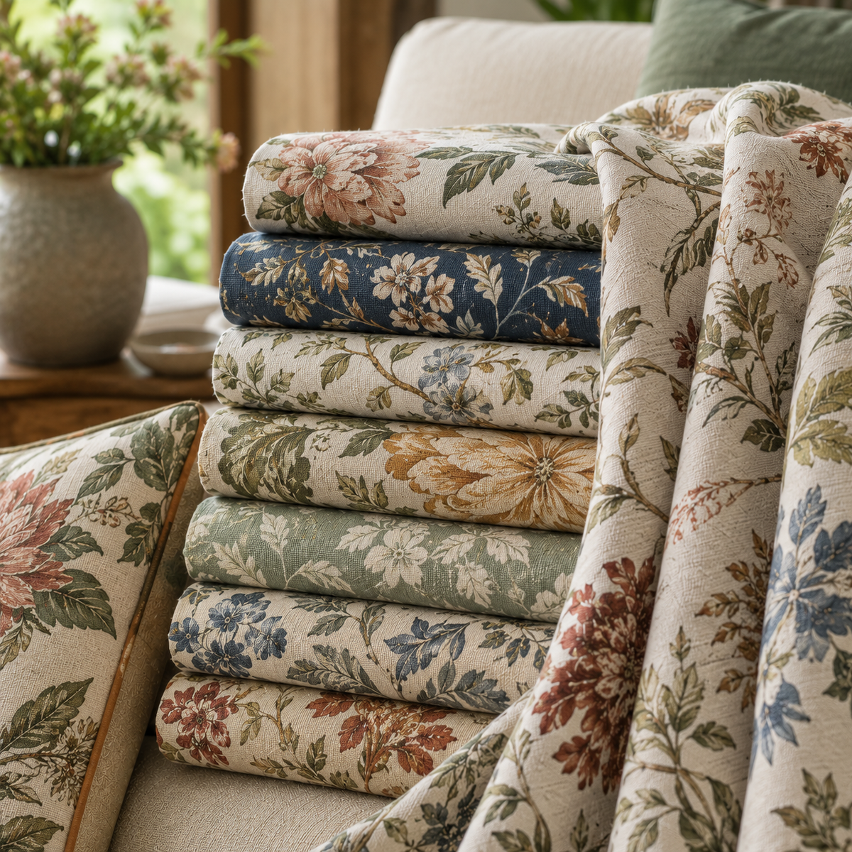 Patterned / Floral Upholstery Fabrics