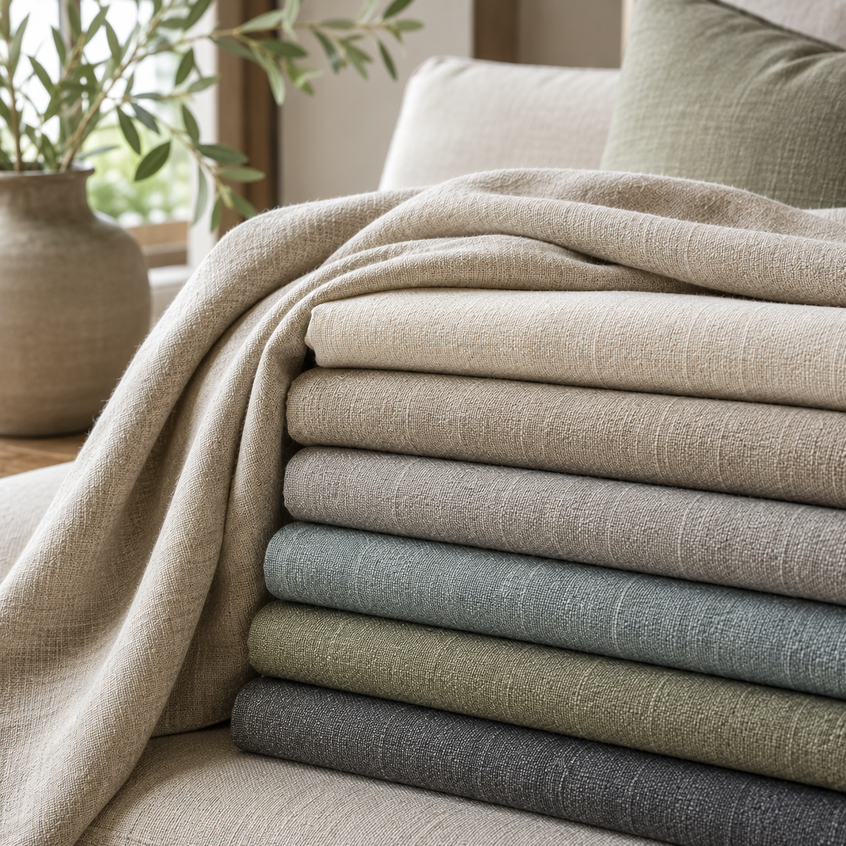 Linen Upholstery Fabrics