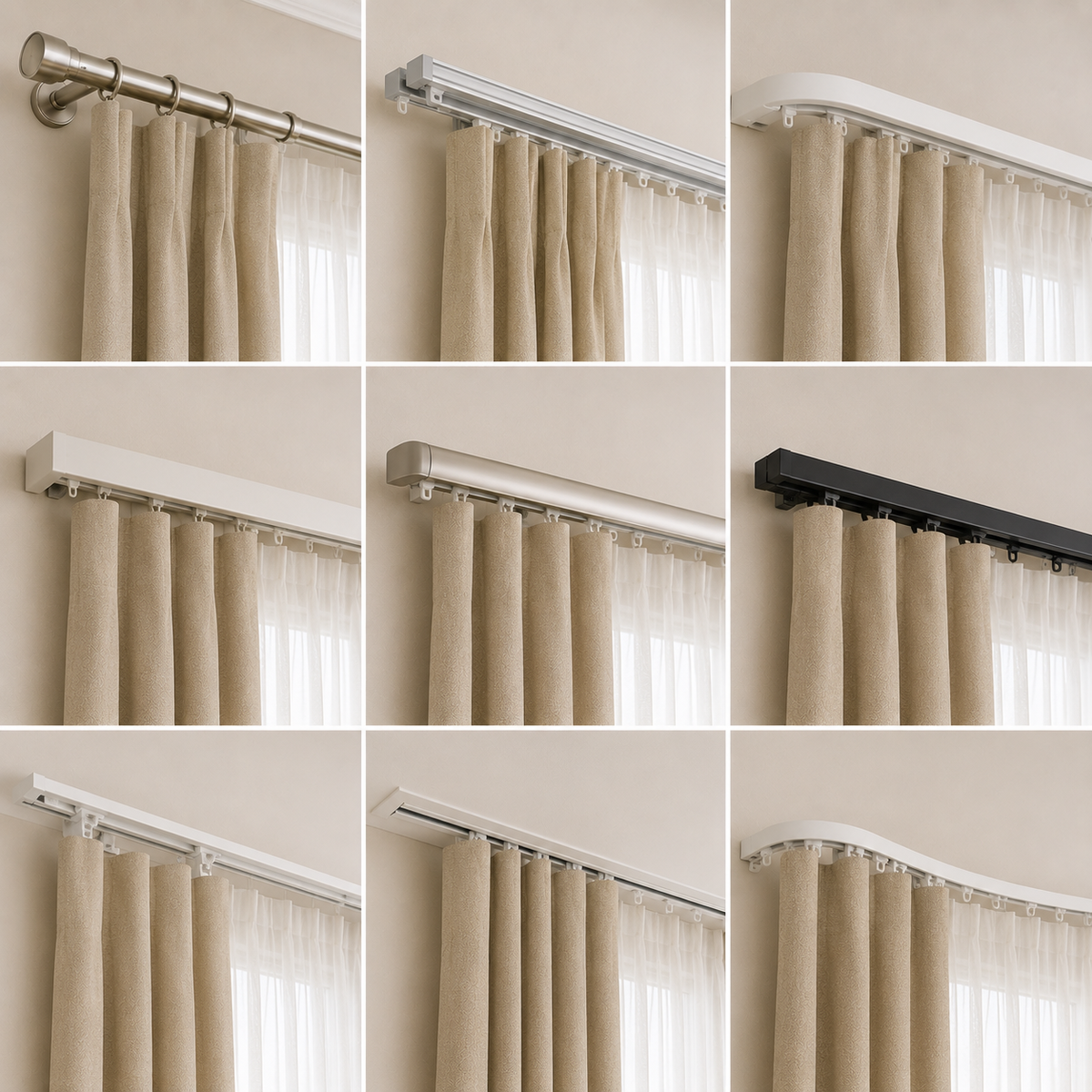Curtain Rails and Tracks