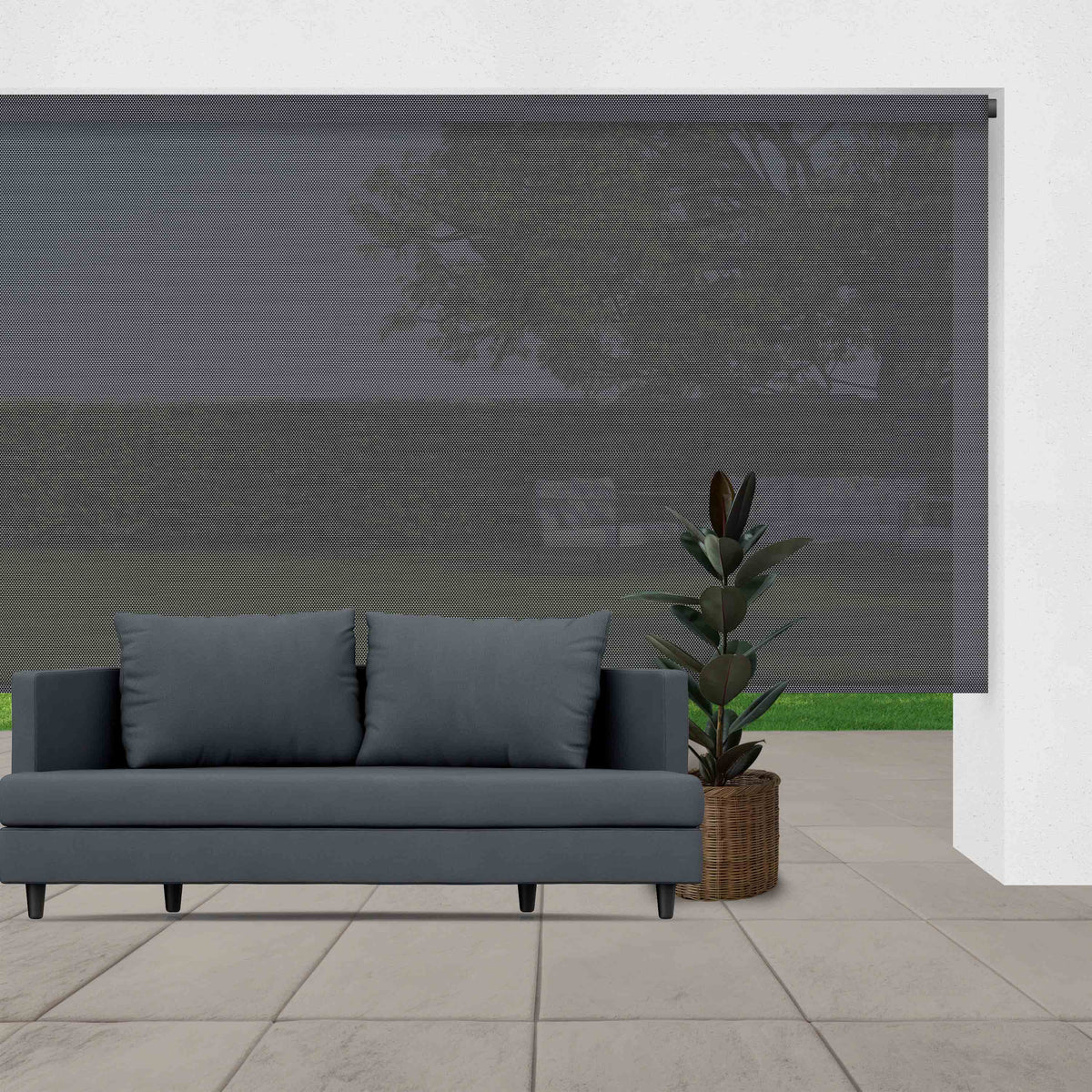 Mode Outdoor Free Hang Blind-SheerWeave 4500