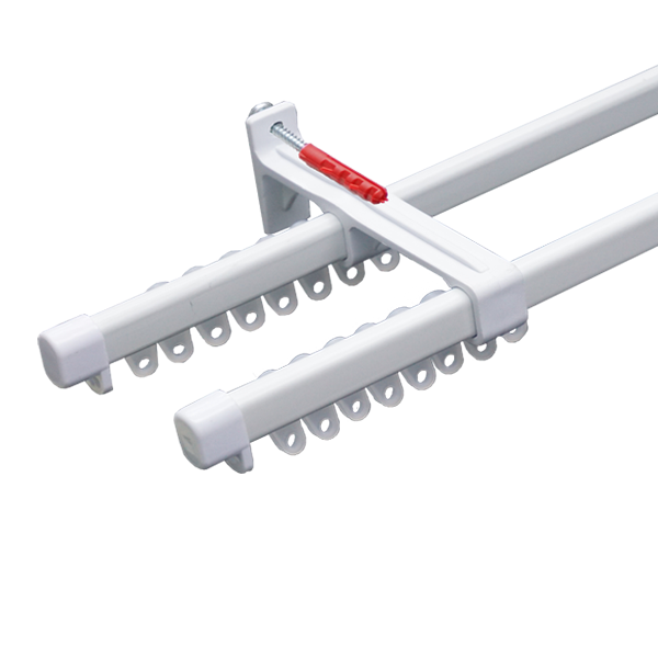 “C” Track Steel With PVC Brackets – Double